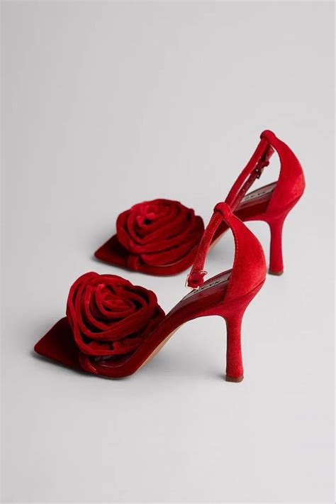 Rose Flower Heels