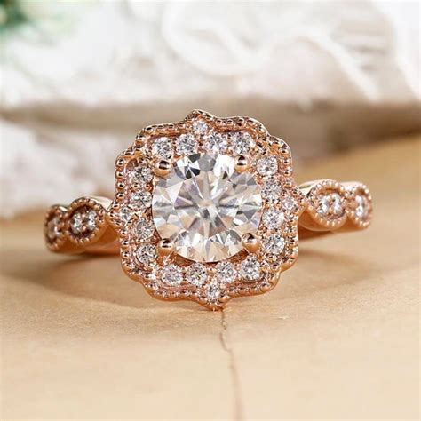 weedtime.us:rose gold art deco engagement rings