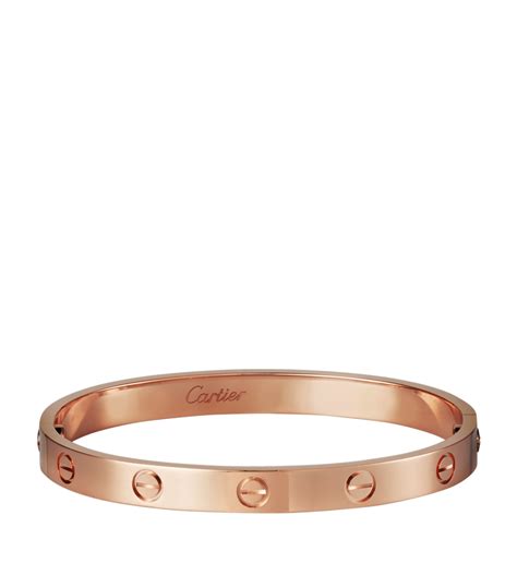 rose gold cartier love bracelet