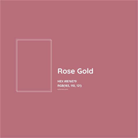 rose gold color code hex