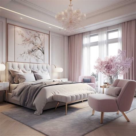 Rose Gold Creating Tranquil Environment Bedroom