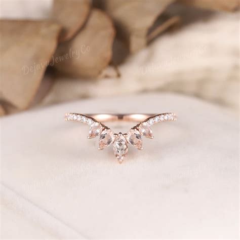 Rose Gold Curved Stacking Ring