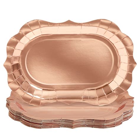 Rose Gold Serving Trays