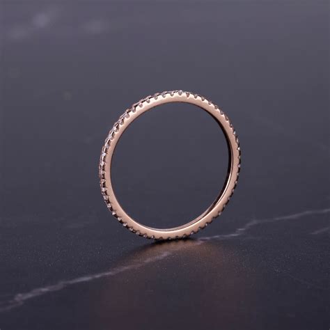 Rose Gold Stackable Wedding Bands