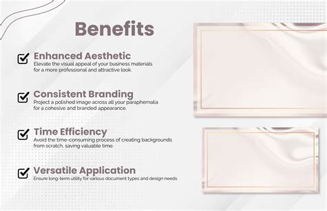 Rose Gold Template Background