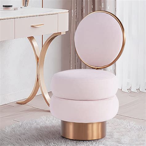 Rose Gold Vanity Stool