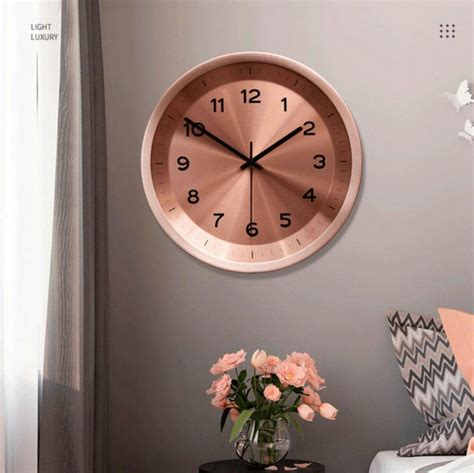 Rose Gold Wall Clock Australia