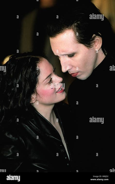 rose mcgowan young and marilyn manson