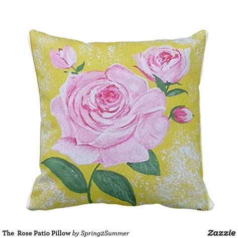 Rose Patio Pillow