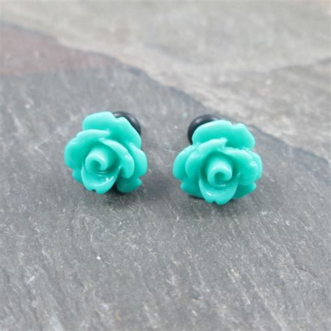 Rose Plugs Earrings