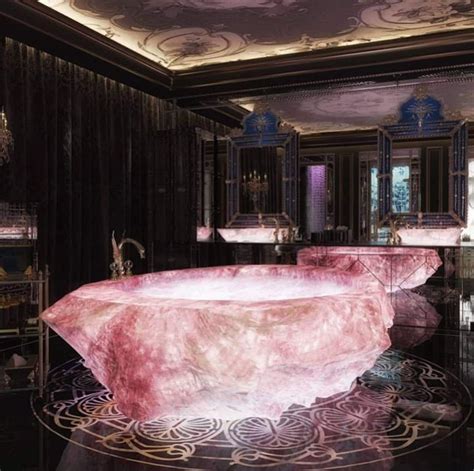 rose quartz bathroom