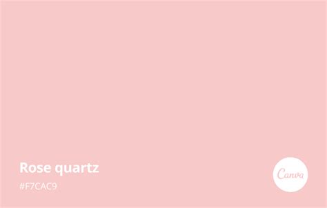 rose quartz color code canva