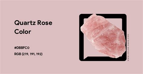 rose quartz color hex code