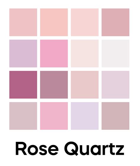 rose quartz color palette