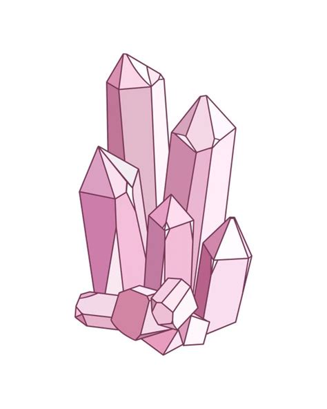 rose quartz drawing easy