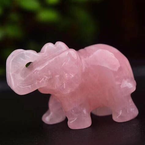 Rose Quartz Elephant Bulk