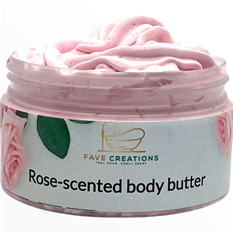 rose scented body butter