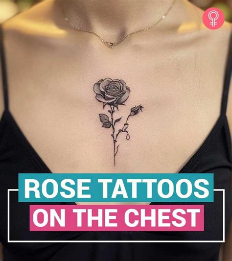 Rose Tattoos For Chest