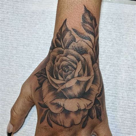 Rose Tattoos For Hands