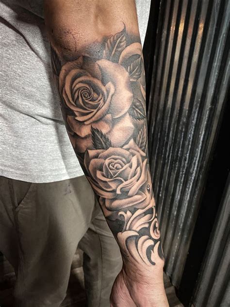 Rose Tattoos For Men Forearm