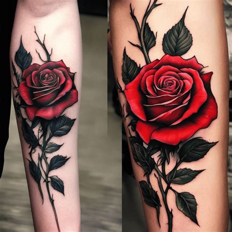 Rose Tattoos Red