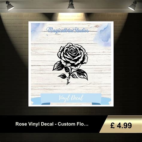 Rose Vinyl Decal Wall