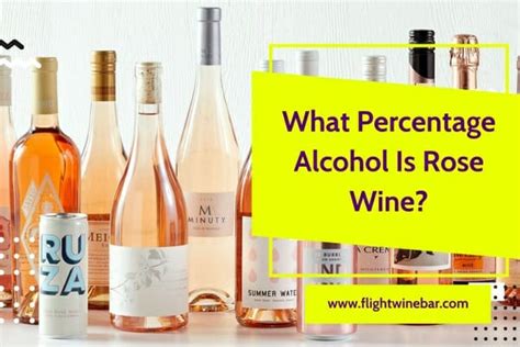 Rose Wine Percentage