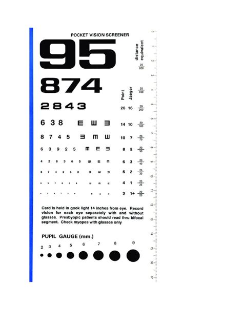Rosenbaum Chart Printable Pdf