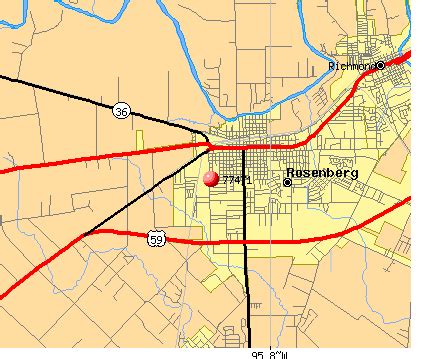 Rosenberg Tx Zip Code