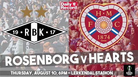 rosenborg v hearts tv