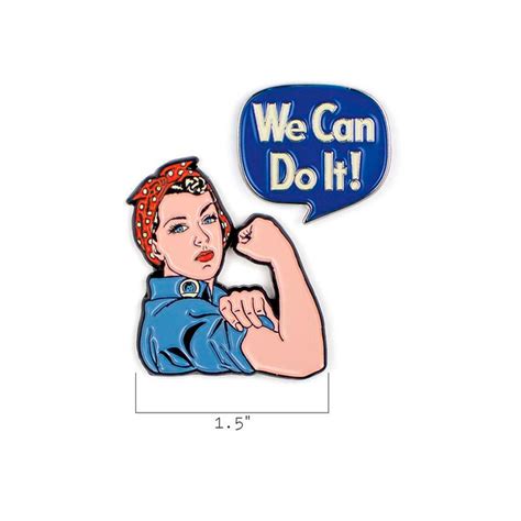 Rosie The Riveter Collar Pin Printable: A Perfect Accessory For All Women