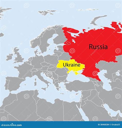 rosja i ukraina mapa