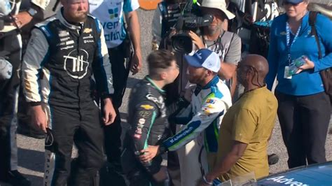 ross chastain punches noah gragson