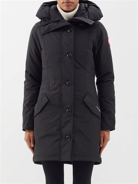 rossclair hooded down parka