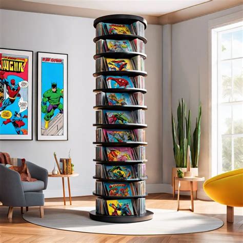 Rotating Comic Book Rack