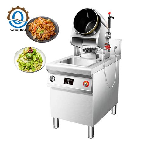 Rotating Stir Fry Machine