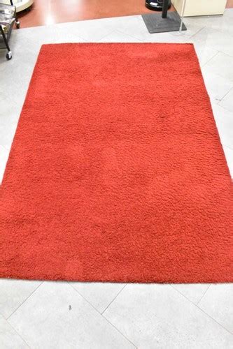 Eleganter roter Teppich aus Polyester Hochflor 200 x 300 cm Cide eBay