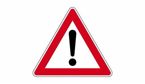 Hinweis Achtung Warnung Fehler Gefahr Rotes Dreieck Mit Ausrufezeichen