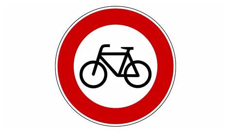 Fahrrad Verkehrszeichen vor weißem Hintergrund, abstrakte