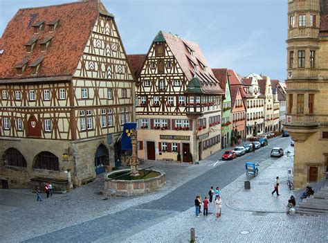 rothenburg town square