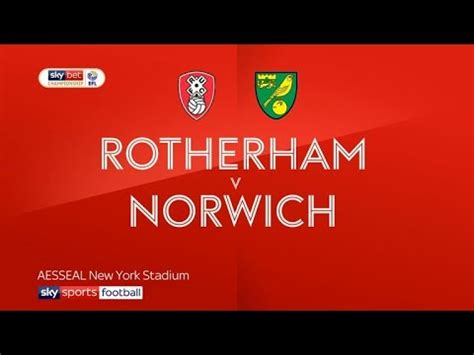 rotherham v norwich highlights