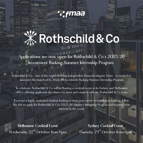 Rothschild Internship