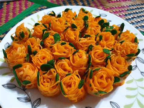 Roti Jala Bunga Ros alkondiri