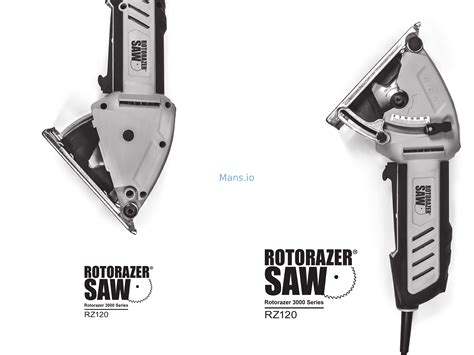 Rotorazer Saw Instructions