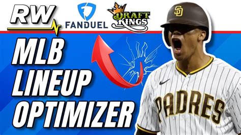 rotowire fanduel mlb optimizer