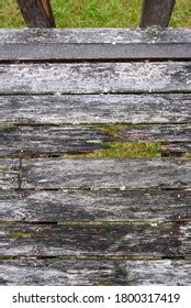 rotting deck boards closeup