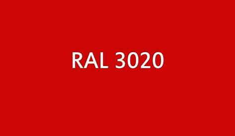 PEINTURE RAL 3020 Rouge Signalisation Aérosol 400 ML