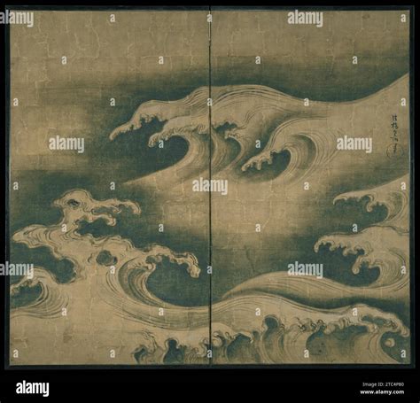 Rough Waves: Ogata Kōrin’s Masterpiece of Nature’s Fury