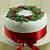 round christmas cake decorating ideas