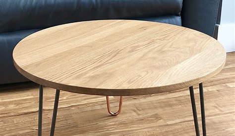 Round Coffee Table With Hairpin Legs Diy